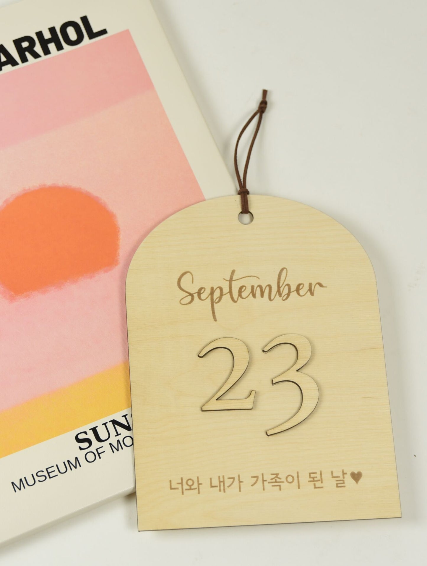 Wooden Memory Calendar - Personalized - Large - #C01